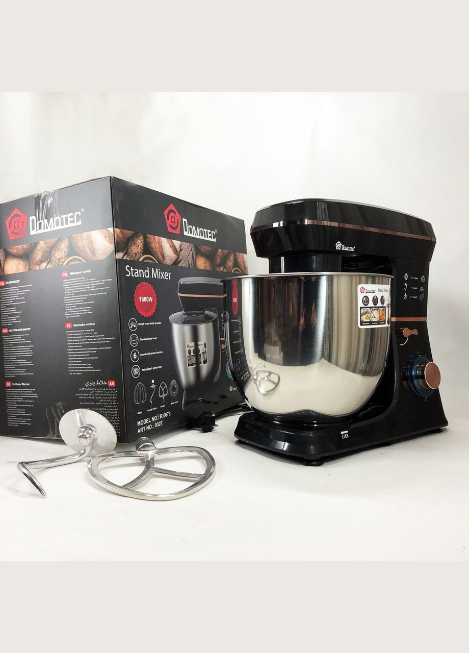 Настольный миксер-тестомес планетарный R 6673 12 л, Планетарный комбайн Стационарный для дома Domotec (364664560)