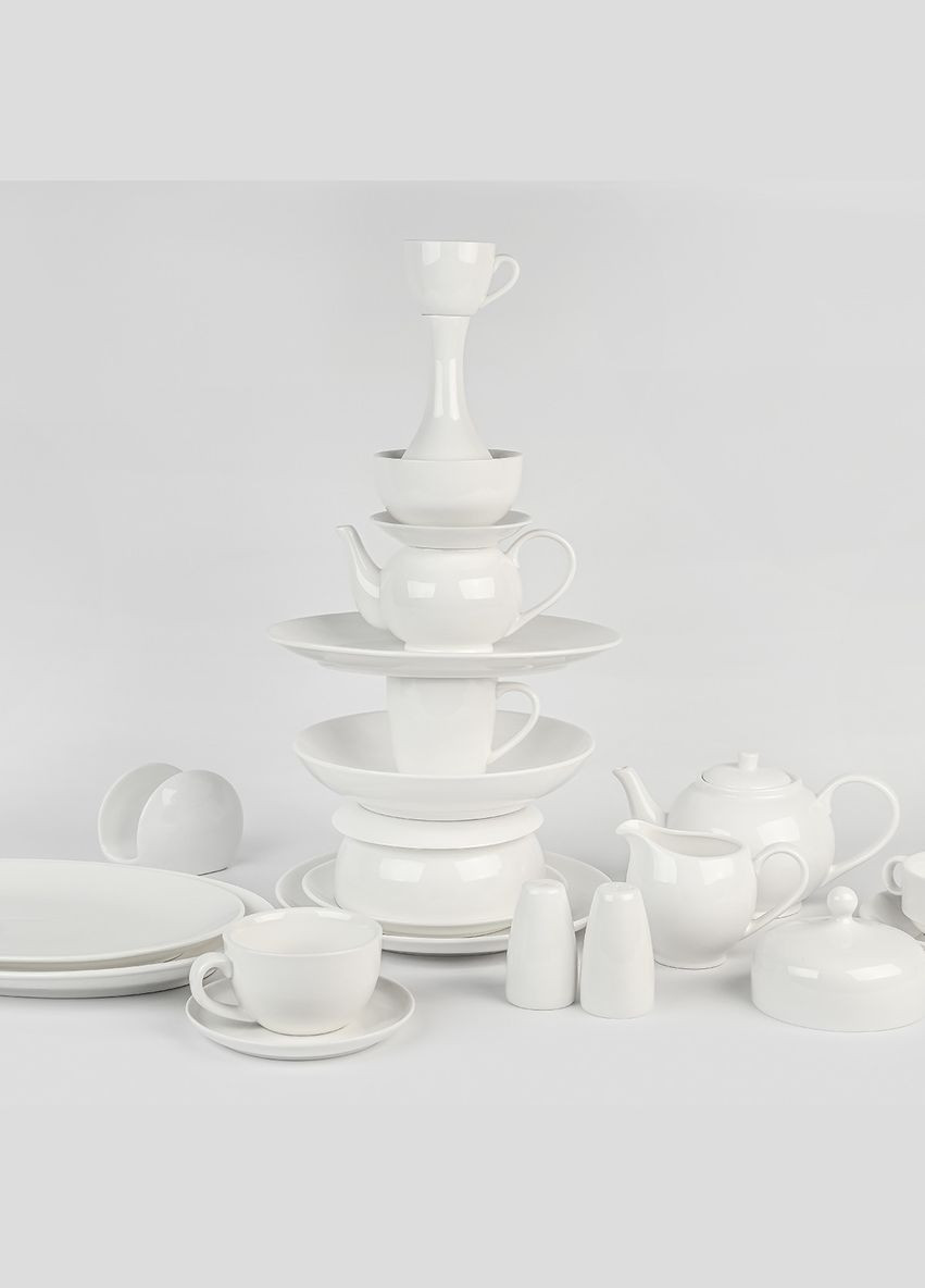 Солонка MY HOME 4.8х8.2 см "ЖЕМЧУЖИНА" фарфор (KP-106 WHITE) MVM (306743517)