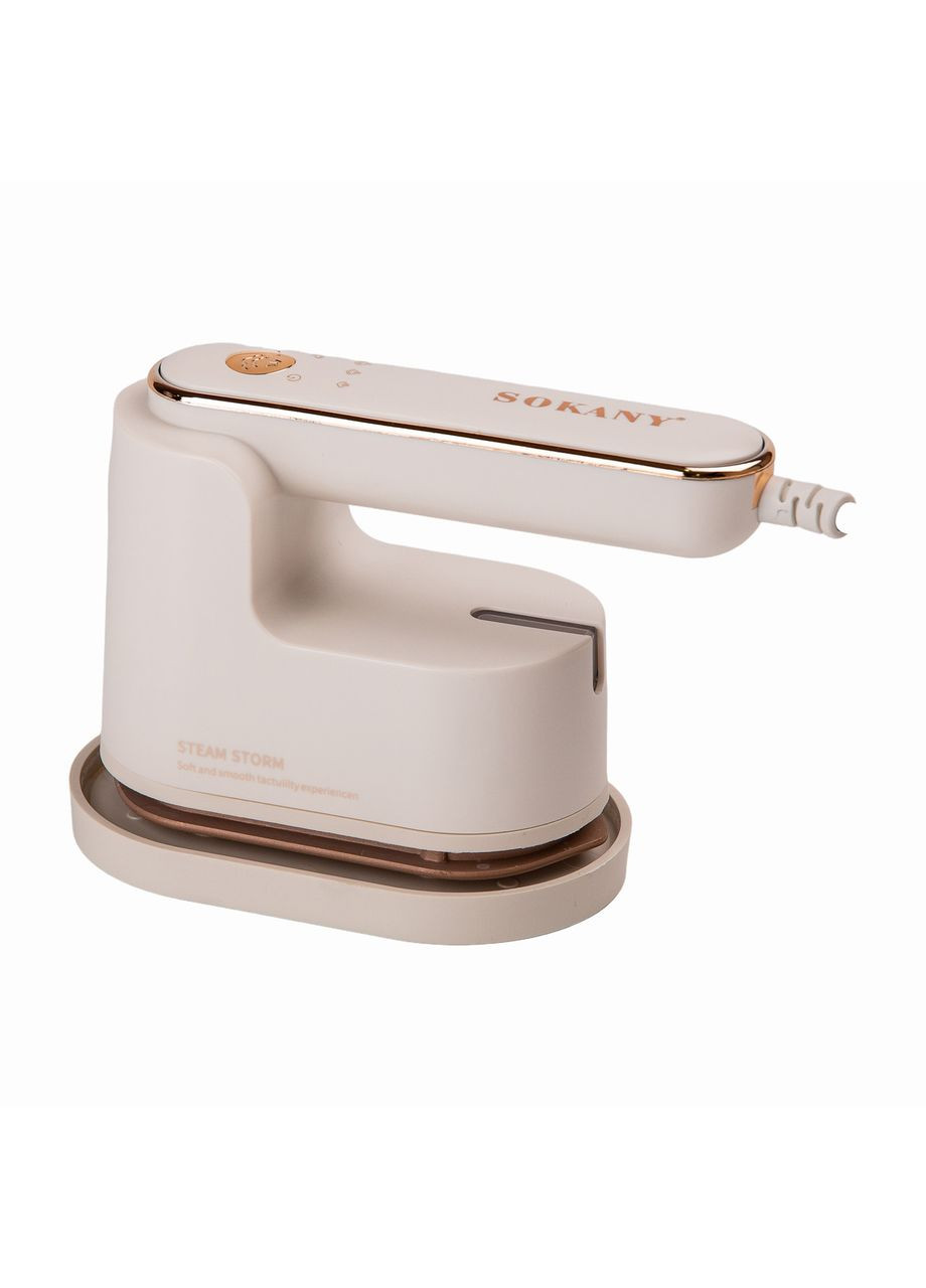 Дорожня праска SK-3069W з функцією відпарювання для сухого та вологого прасування Білий Sokany (360455135)