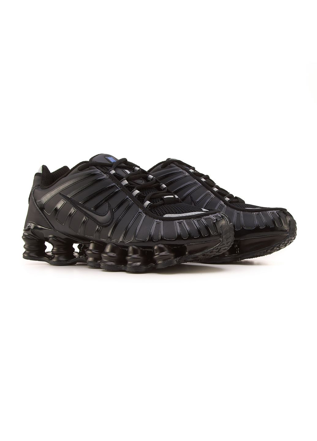 КРОССОВКИ ЖЕНСКИЕ NIKE SHOX TL BLACK BLUE НАЙК ШОКС ТЛ No Brand чёрные демисезоны (367173436)