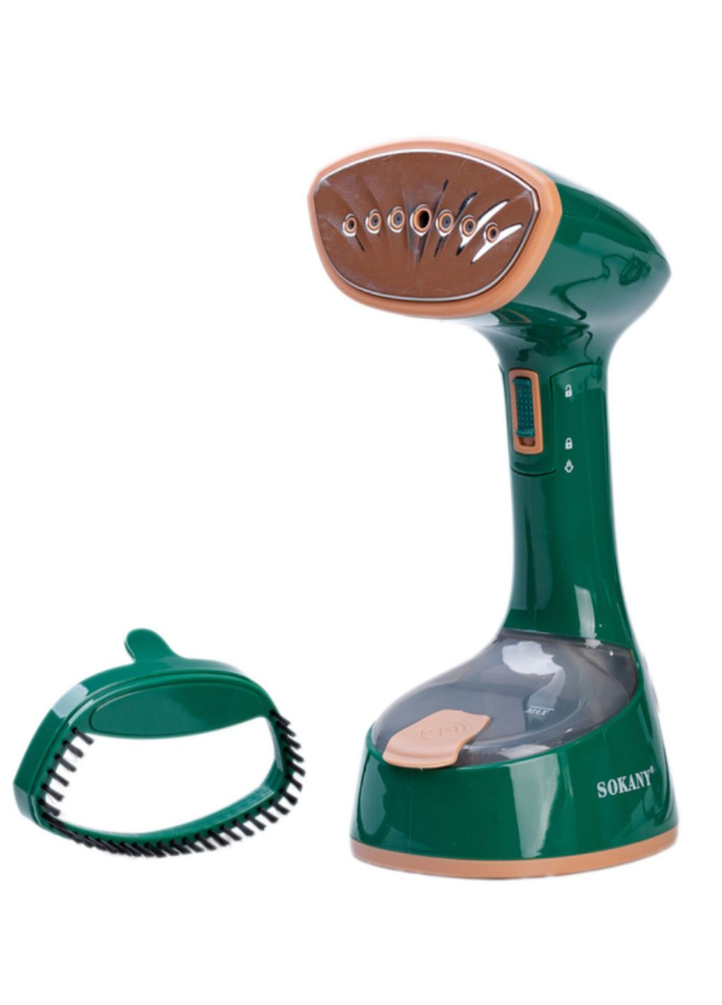 Отпариватель ручной вертикальный SK-3065 парогенератор для одежды и штор от сети 1500 Вт Зеленый Sokany (316305395)