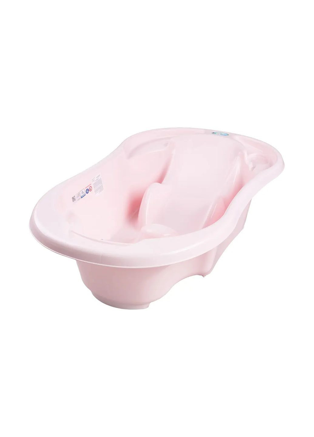 Ванночка "Комфорт" 2 в 1 анатомическая (Светло-розовый) 5902963011886 Tega Baby (293814757)