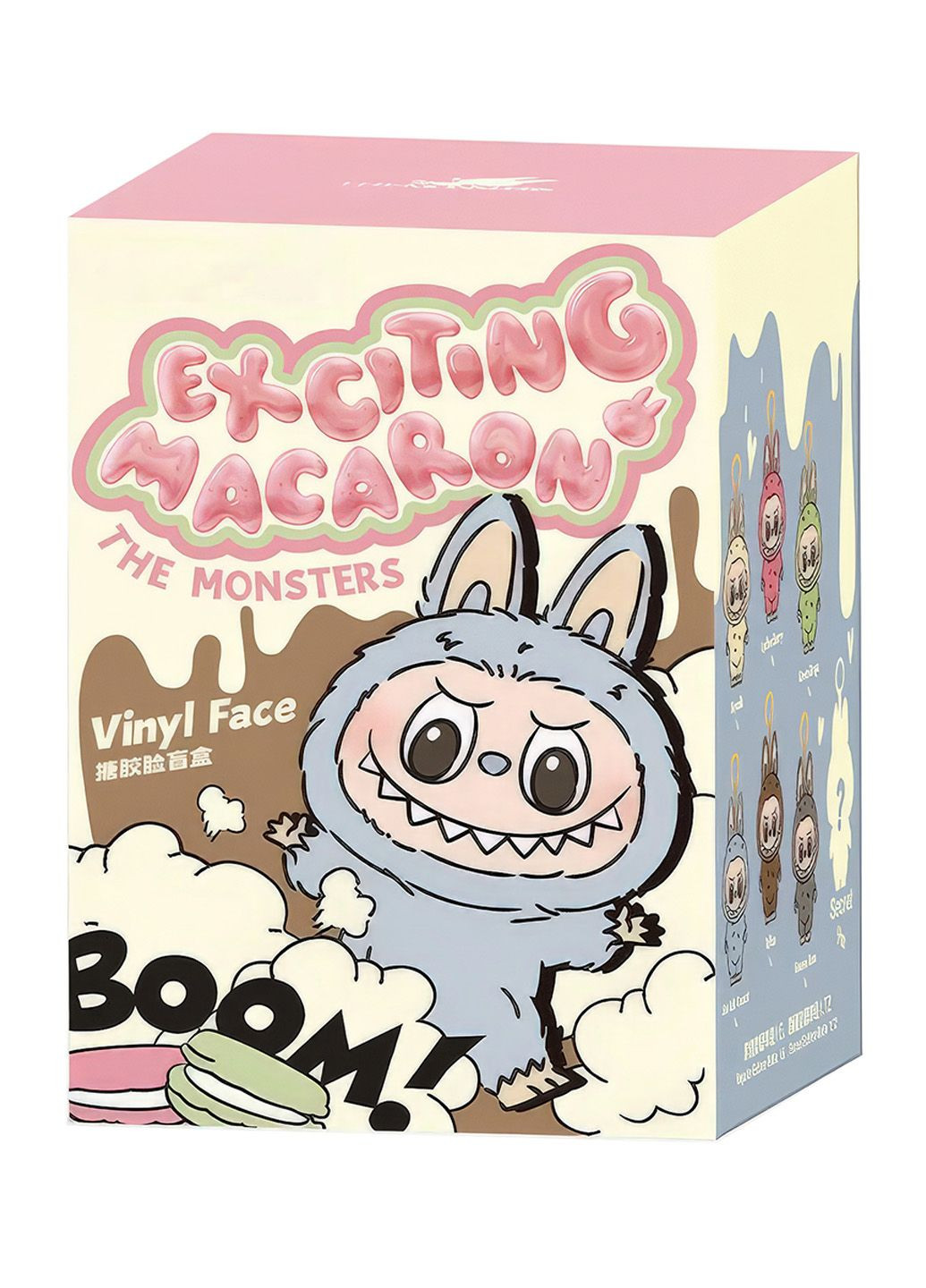 Игрушка-сюрприз Labubu плюшевый брелок Tasty Macarons V1 Лабубу Случайный цвет Pop Mart (339869397)