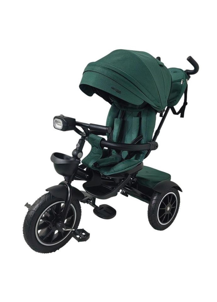 Дитячий триколісний велосипед MODENA ME 1193 Green, з батьківською ручкою El Camino (370977069)
