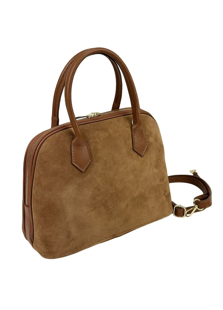 Сумка женская каркасная из натуральной замши Italy RoyalBag F-IT-3015 (311620074)