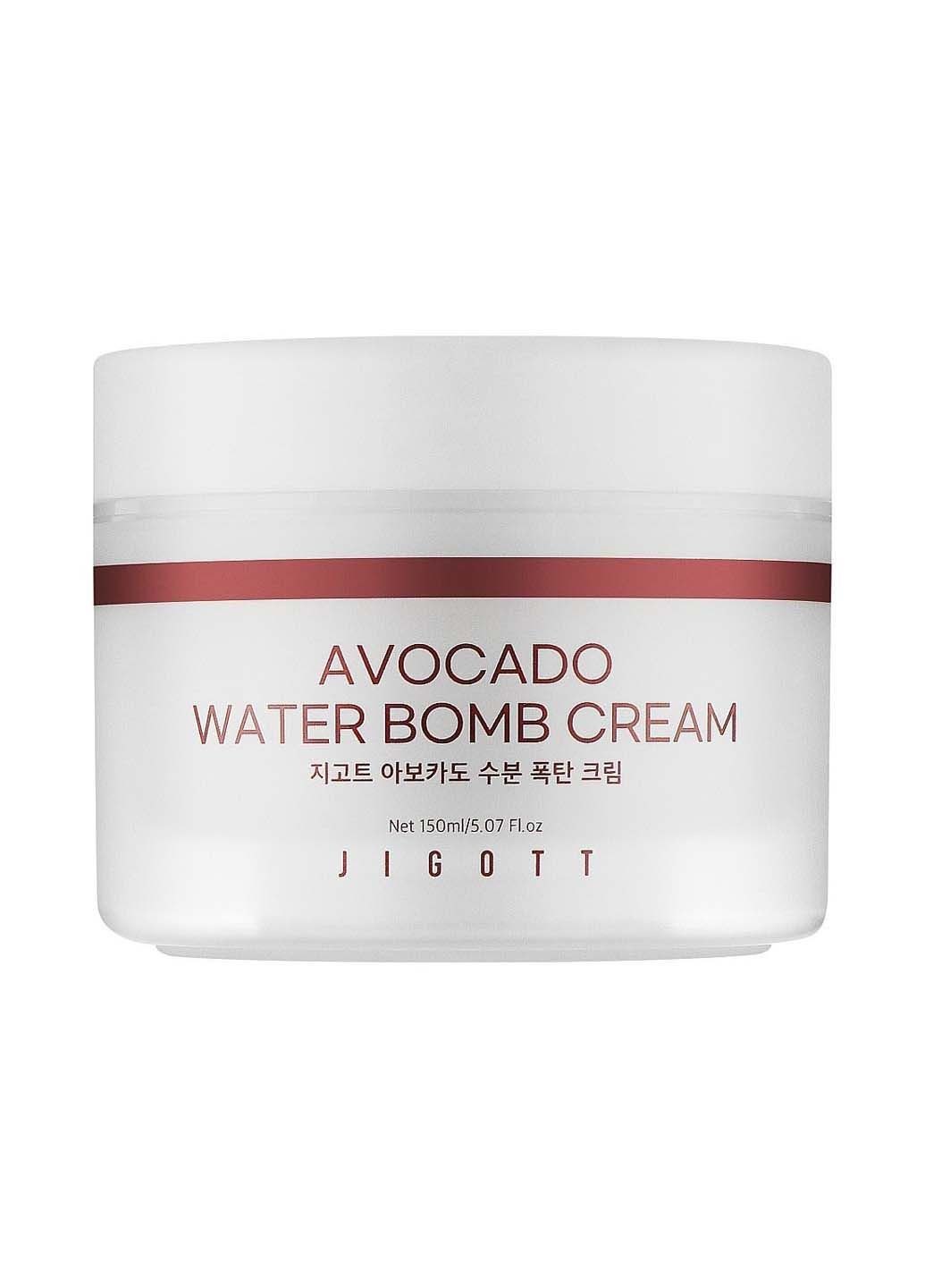 Jigott Зволожуючий крем для обличчя Авокадо Avocado Water Bomb Cream 150 мл (8809541282898) — Крем, Південна Корея (317191921)