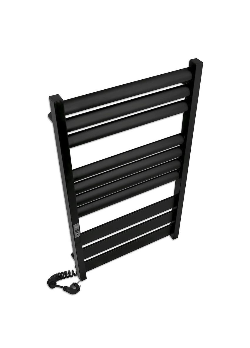 Електрична рушникосушка Зебра Лавина ЧКЧ10 500Х900 Е чорний Laris (318681648)