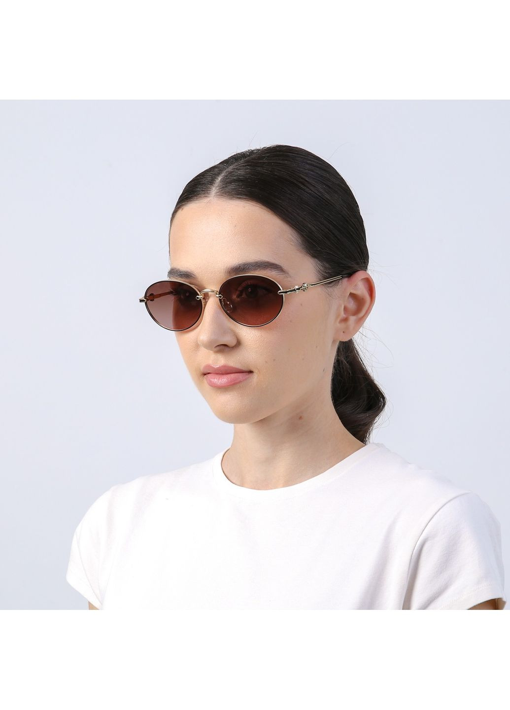 Сонцезахисні окуляри з поляризацією Еліпси жіночі LuckyLOOK 848-085 (342716860)