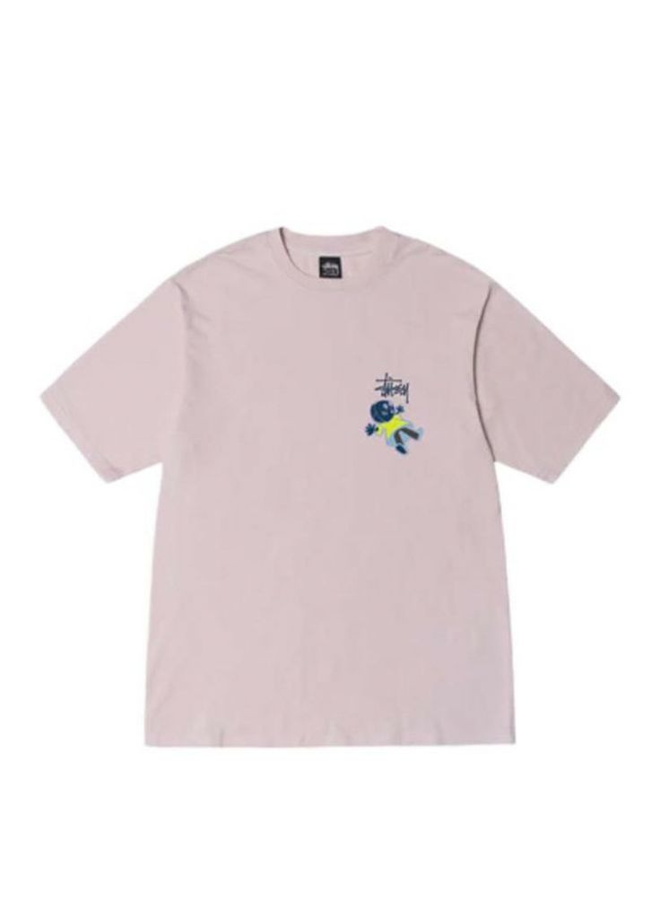 Футболка розовая Stussy Pink T-Shirt Womens - (356677620)