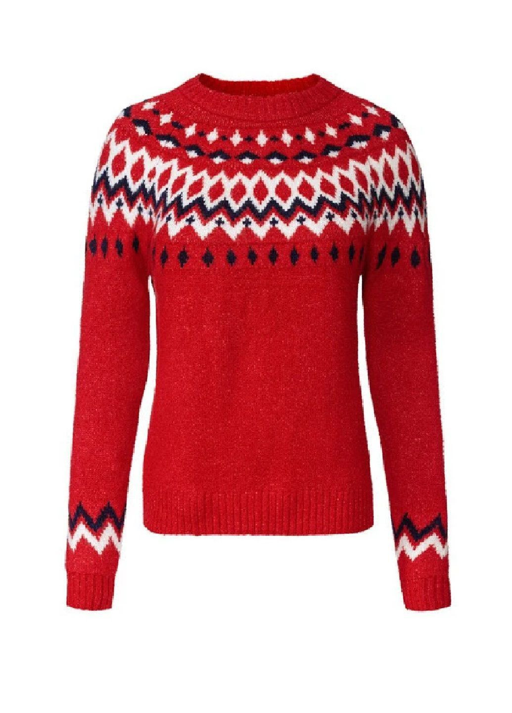 Червоний демісезонний жіночий светр Esmara