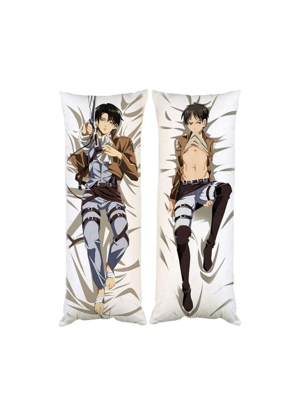 Дакимакура декоративная подушка для обнимания Атака Титанов Леви двухсторонняя No Brand (328314704)