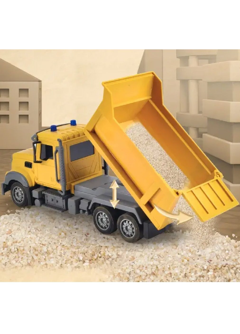 Дитяча іграшка інженерна машинка спецтехніка з масштабом 1:24 на радіокеруванні 29х11х15.5 см (478297-Prob) Самоскид Unbranded (303835239)