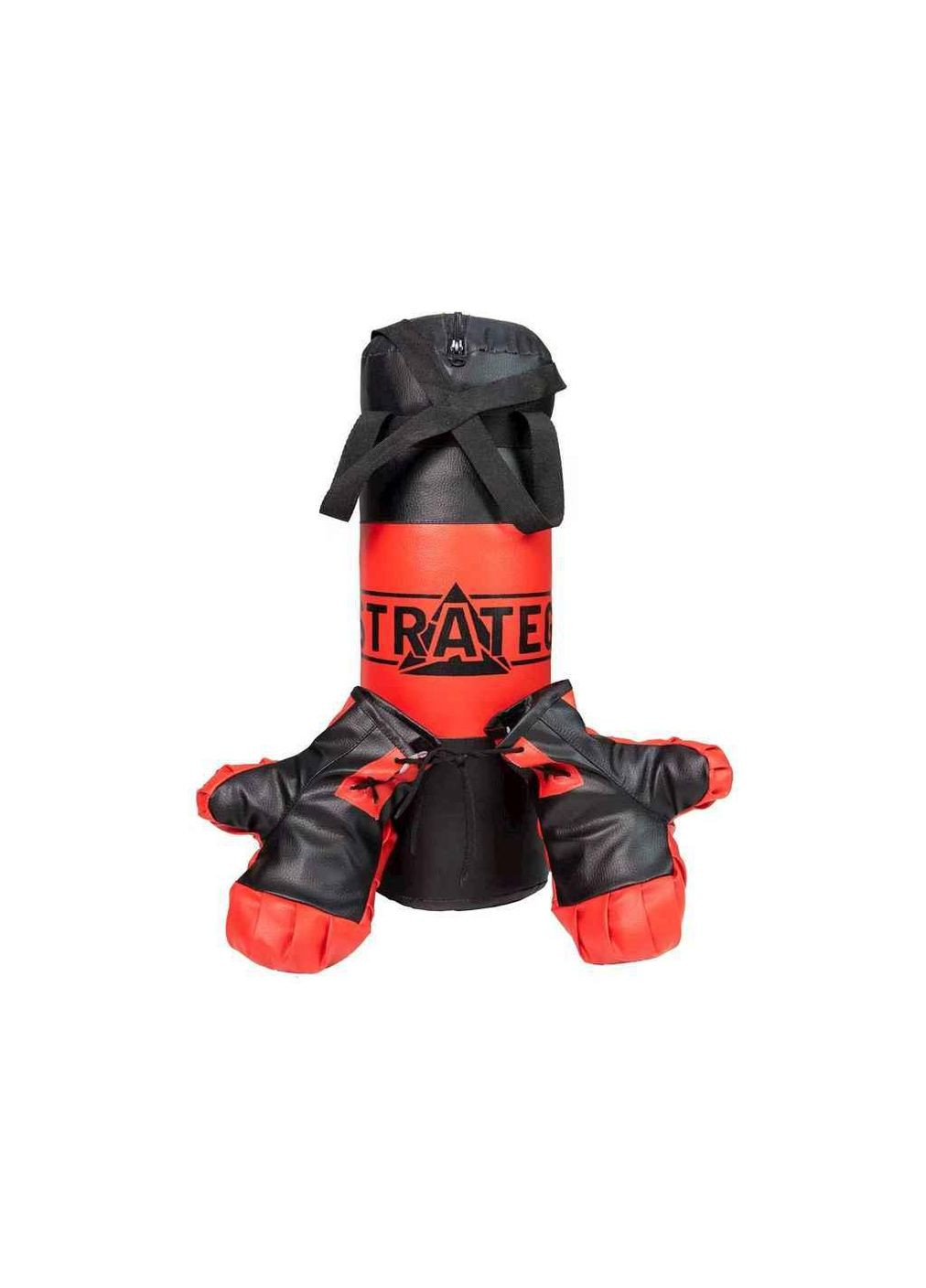 Боксерський набір NEW червоно-чорний середній 2075 ТМ Strateg (311954214)