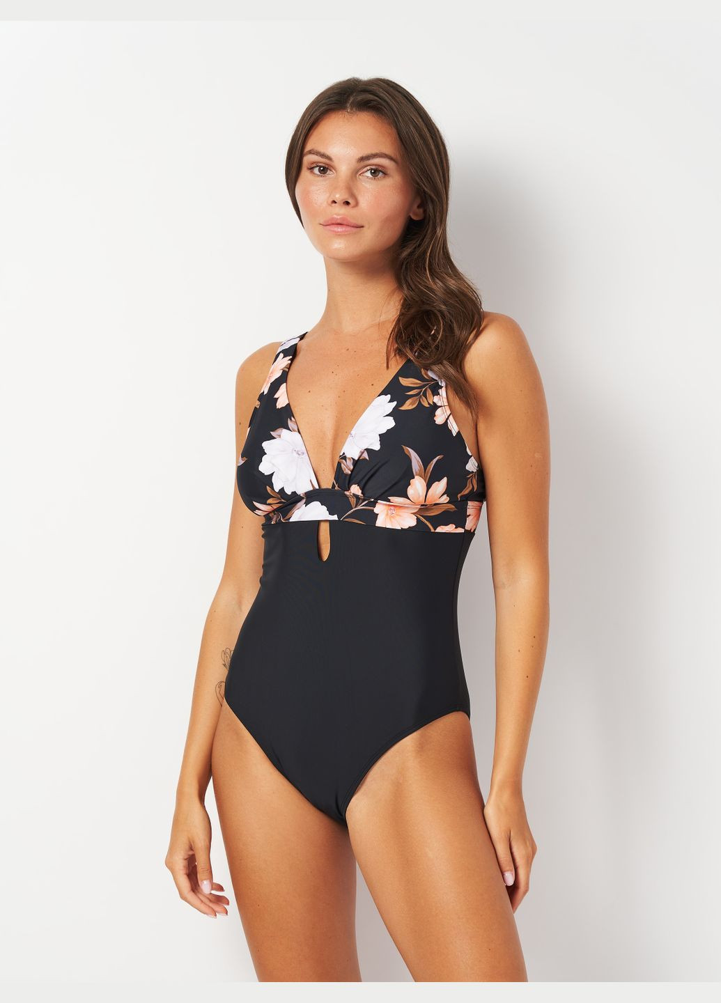 Чорний літній купальник CUPSHE