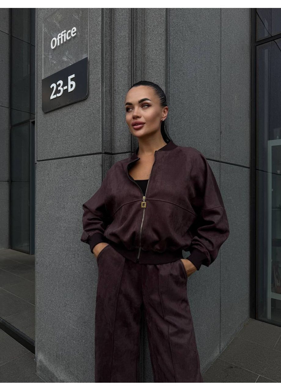 Стильный костюм из мягкой замши Luna (362024863)