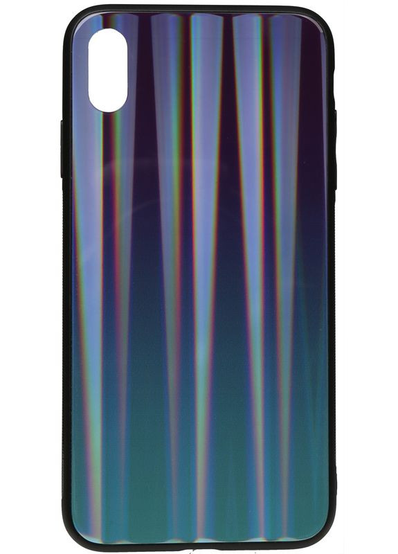 Чехолнакладка Aurora Print Glass Case Apple iPhone XS Max Blue Toto (301836497)