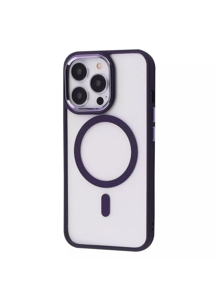 Чехол Cover Glossy Ardor Case with MagSafe для iPhone 15 Pro Фиолетовый Wave (293504623)