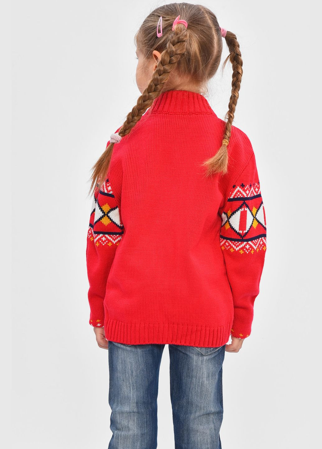 Кофта дитяча для дівчинки червоного кольору Let's Shop (330104808)