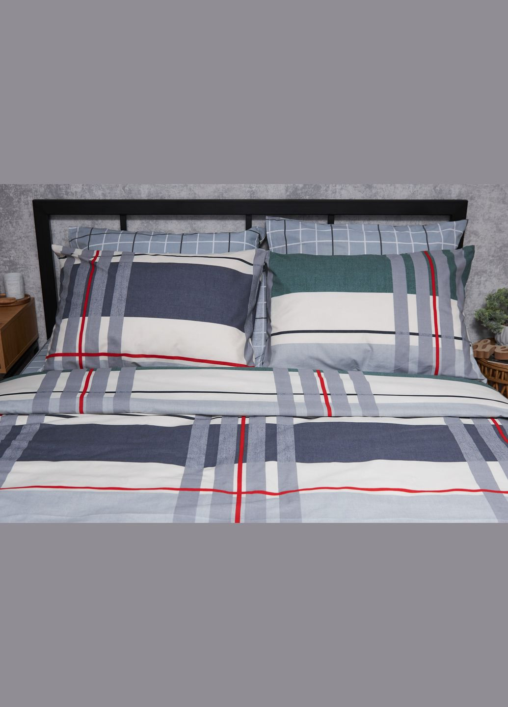 Комплект постельного белья Бязь Gold Люкс «» евро 200х220 наволочки 4х70х70 (MS-820004704) Moon&Star Cloudy (293148259)