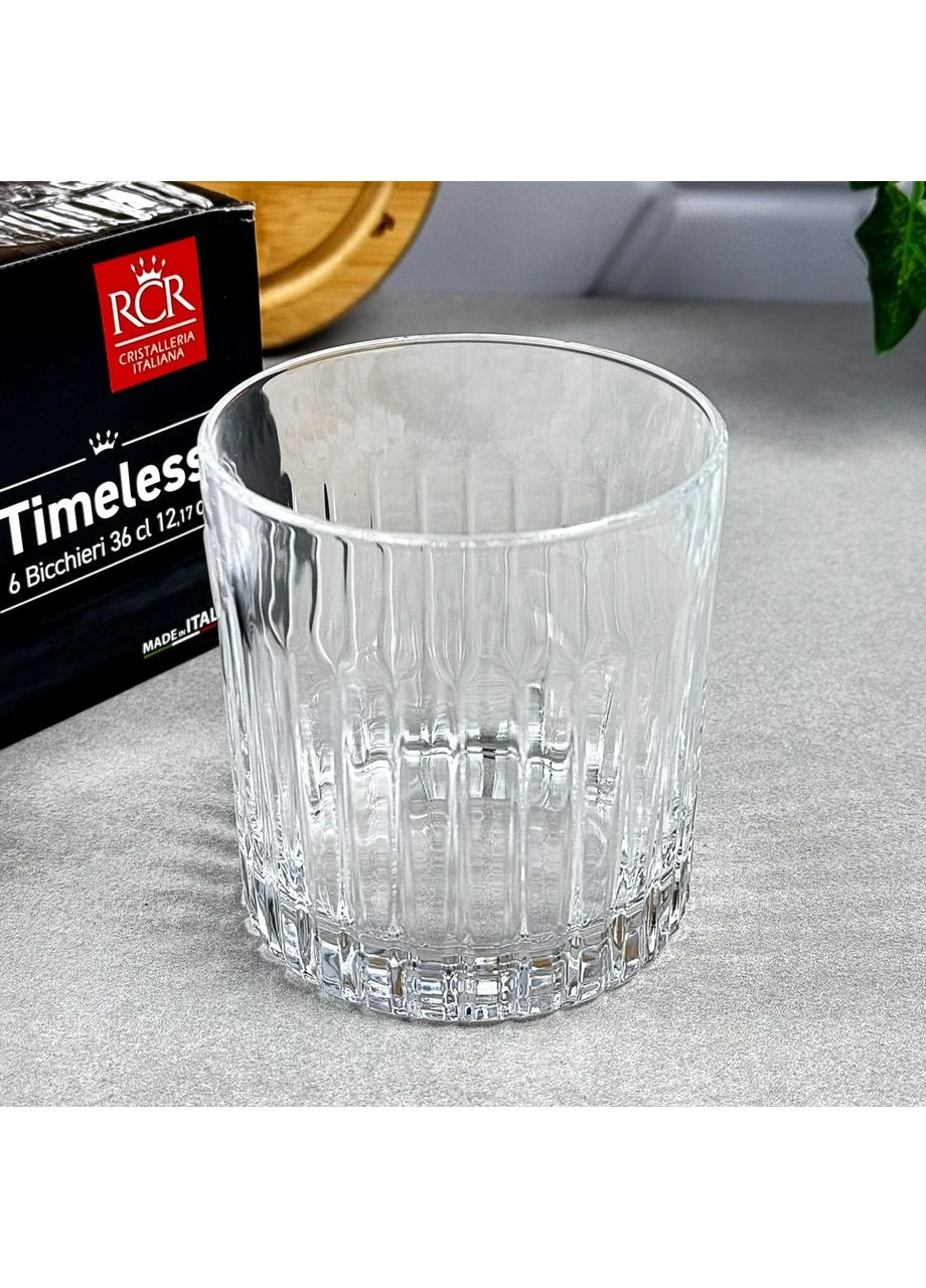 Склянки 360 мл 6 шт DOF кришталь Timeless RCR (392278069)