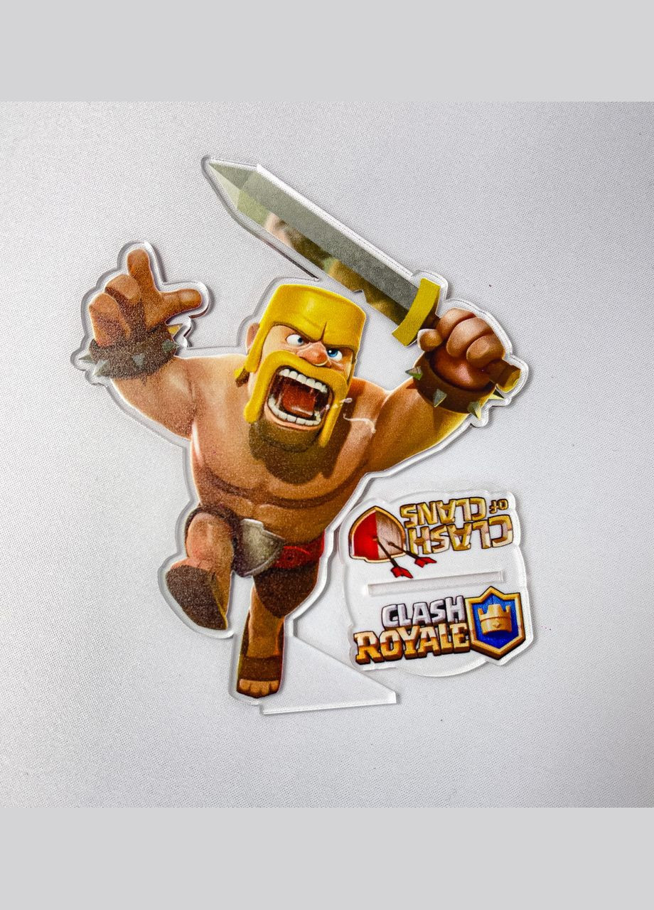 Акриловая коллекционная фигурка Clash of Clans, Clash Royale Персонаж Варвар 2 15 см No Brand (339618675)