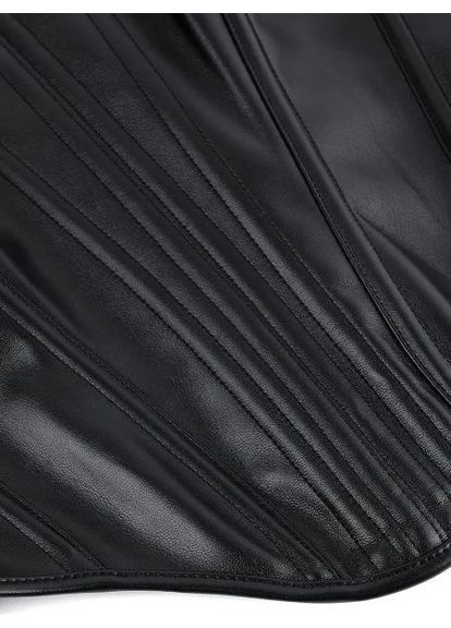 Женский корсет из экокожи, со шнуровкой, размер (арт.388) No Brand (362495514)