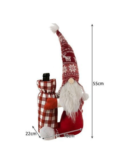 Різдвяний ельф з сумкою для пляшки 22508 RUHHY (368760895)