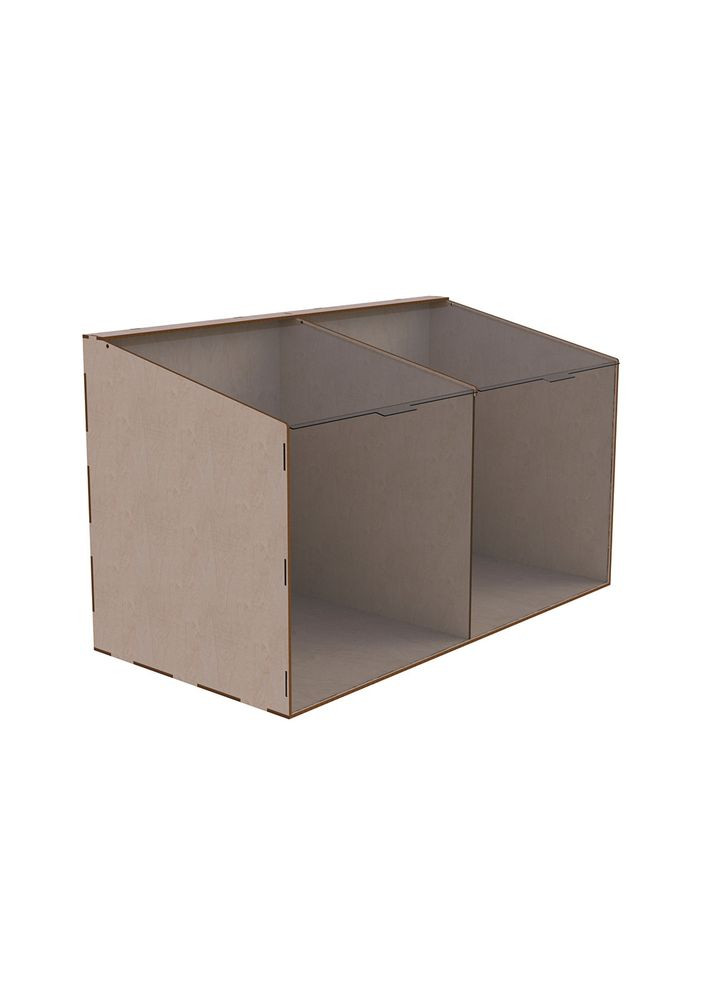 Диспенсер для конфет, снеков, орехов, крупы на 2 ячейки Ekostar (366599704)