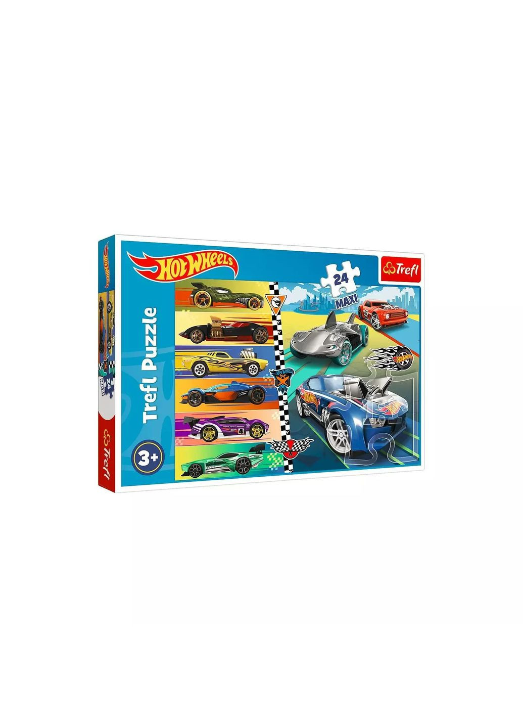Пазли MAXI Hot Wheels Швидкі перегони 24 ел (14362) Trefl (364114710)