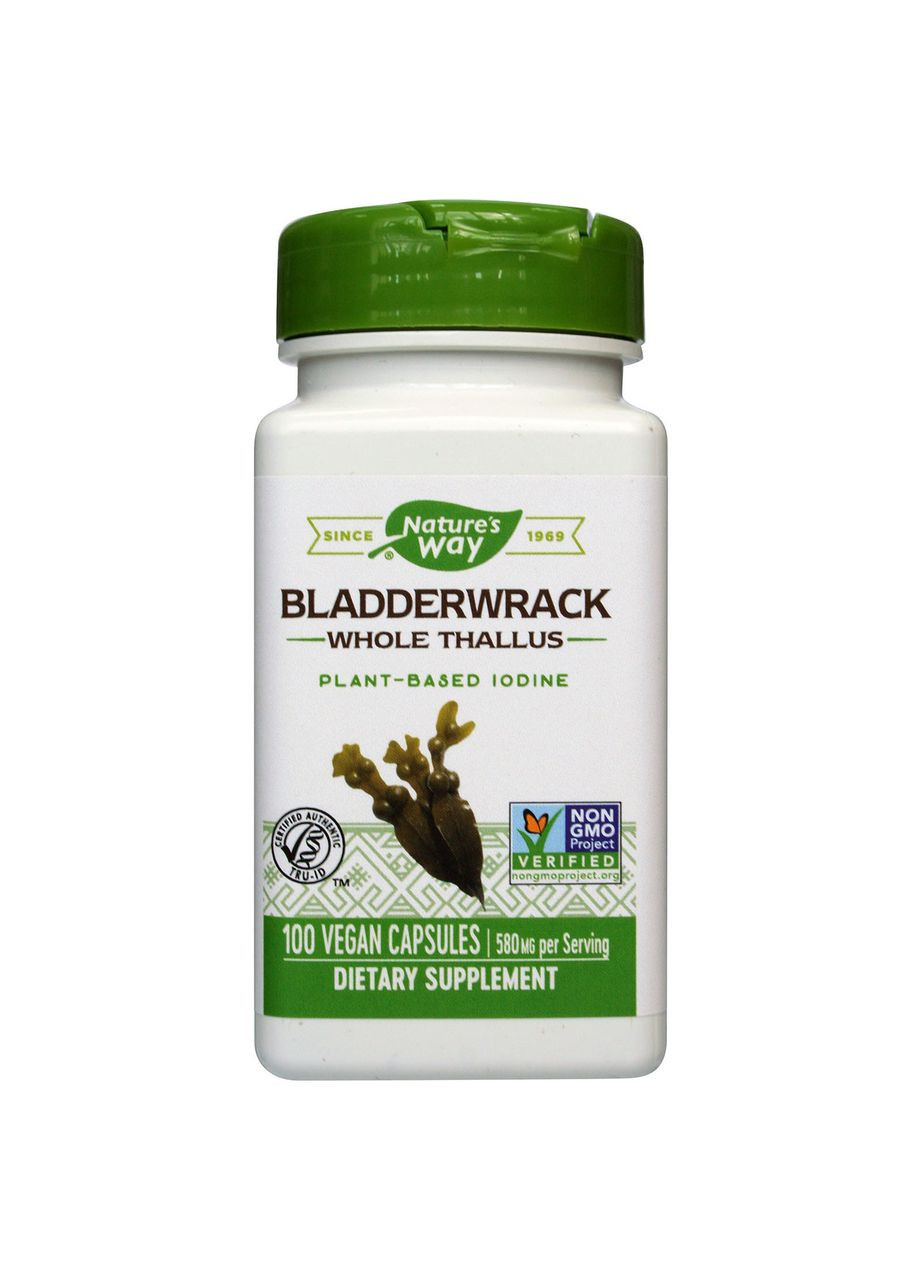 Ламинария, 580 мг, 100 вегетарианских капсул Nature's Way (364312746)