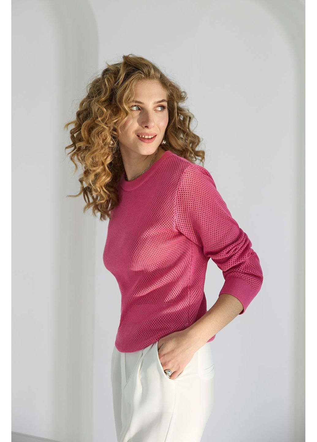 Джемпер ажур 2544 Triko Bakh (369095610)