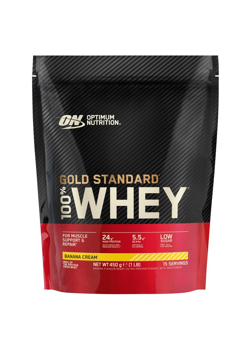 Протеїн Gold Standard 100% Whey 450 г, Banana Cream Optimum Nutrition (364316079)