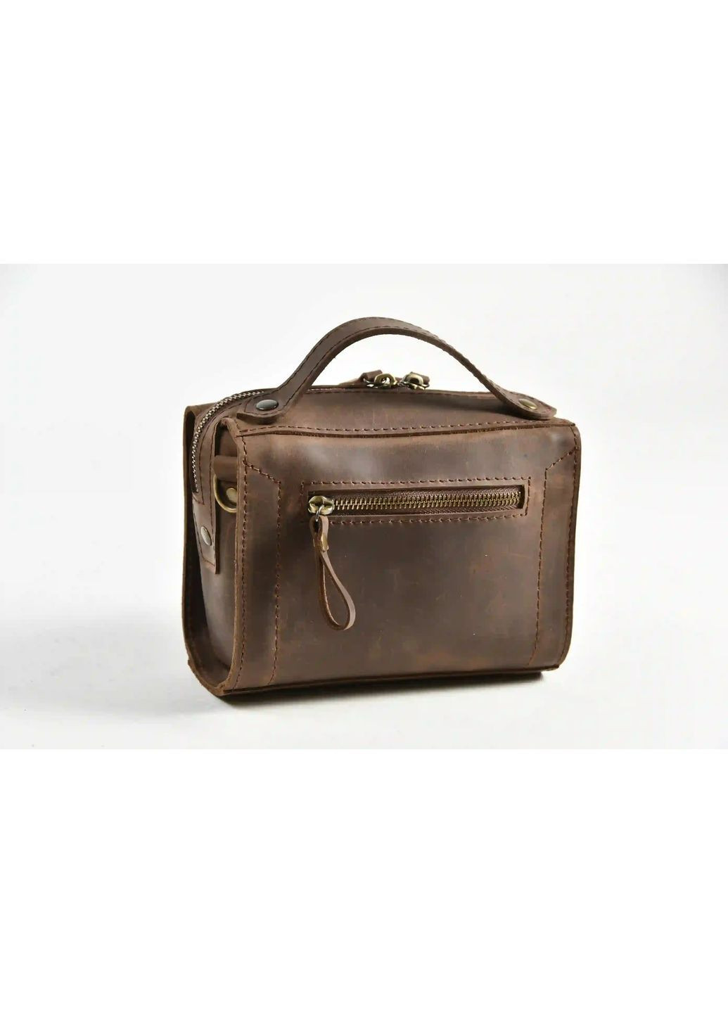 Сумка ручної роботи з натуральної шкіри "крейзі хорс" Helen Фріда (370598509)