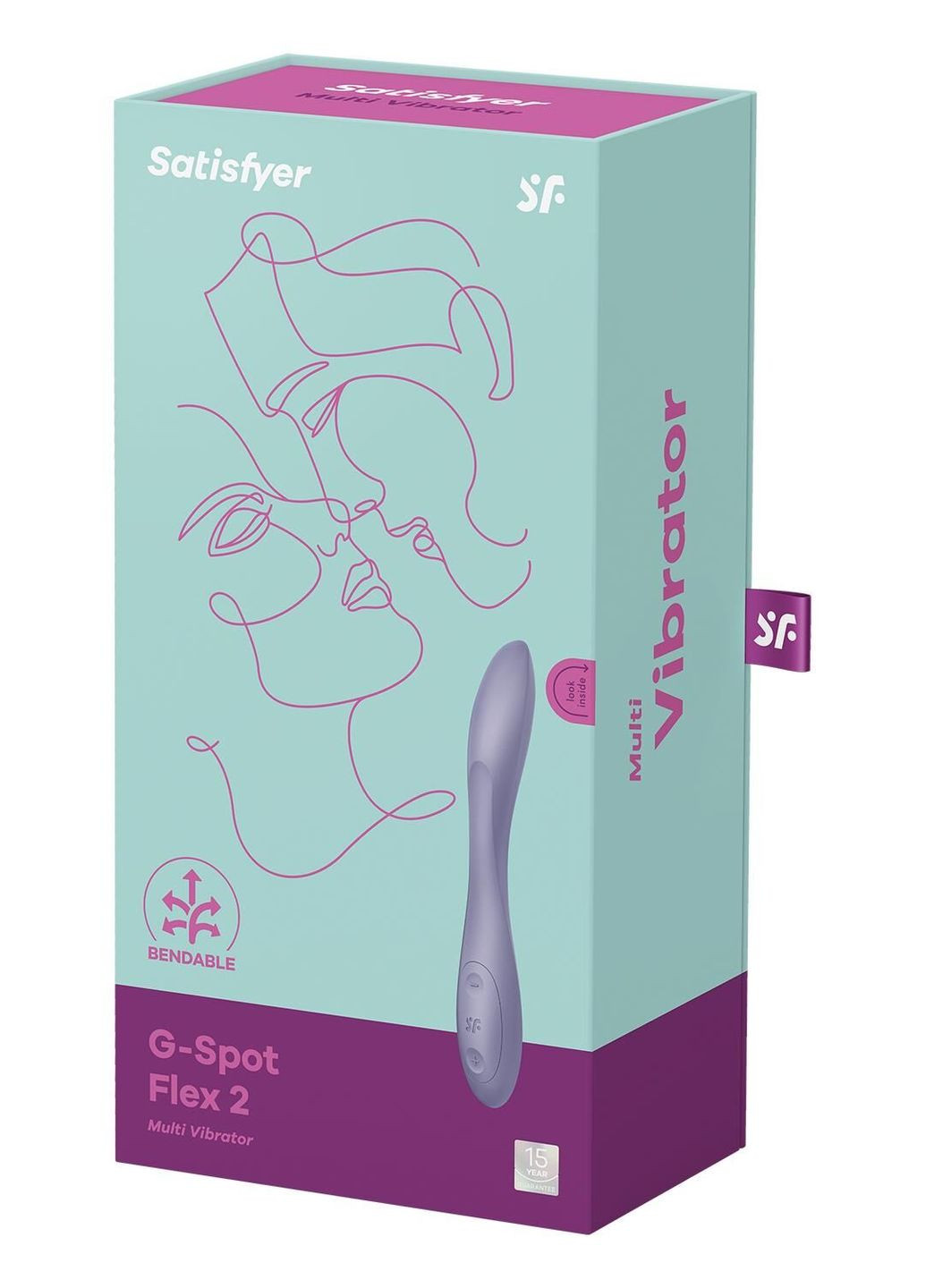 Універсальний вібратор G-Spot Flex 2, гнучкий стовбур із фіксацією положення - CherryLove Satisfyer (283251321)