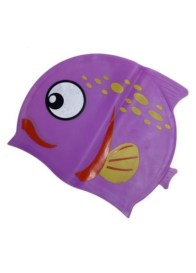 Шапочка для плавания детская Fish NE-SW-390-V, фиолетовая Newt (319846513)