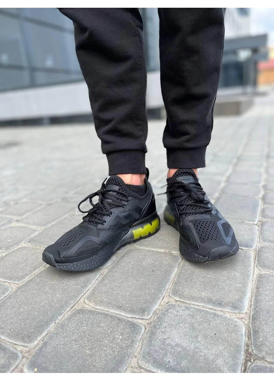 Чорні літні кросівки adidas zx 2k boost black адідас зх 22 No Brand