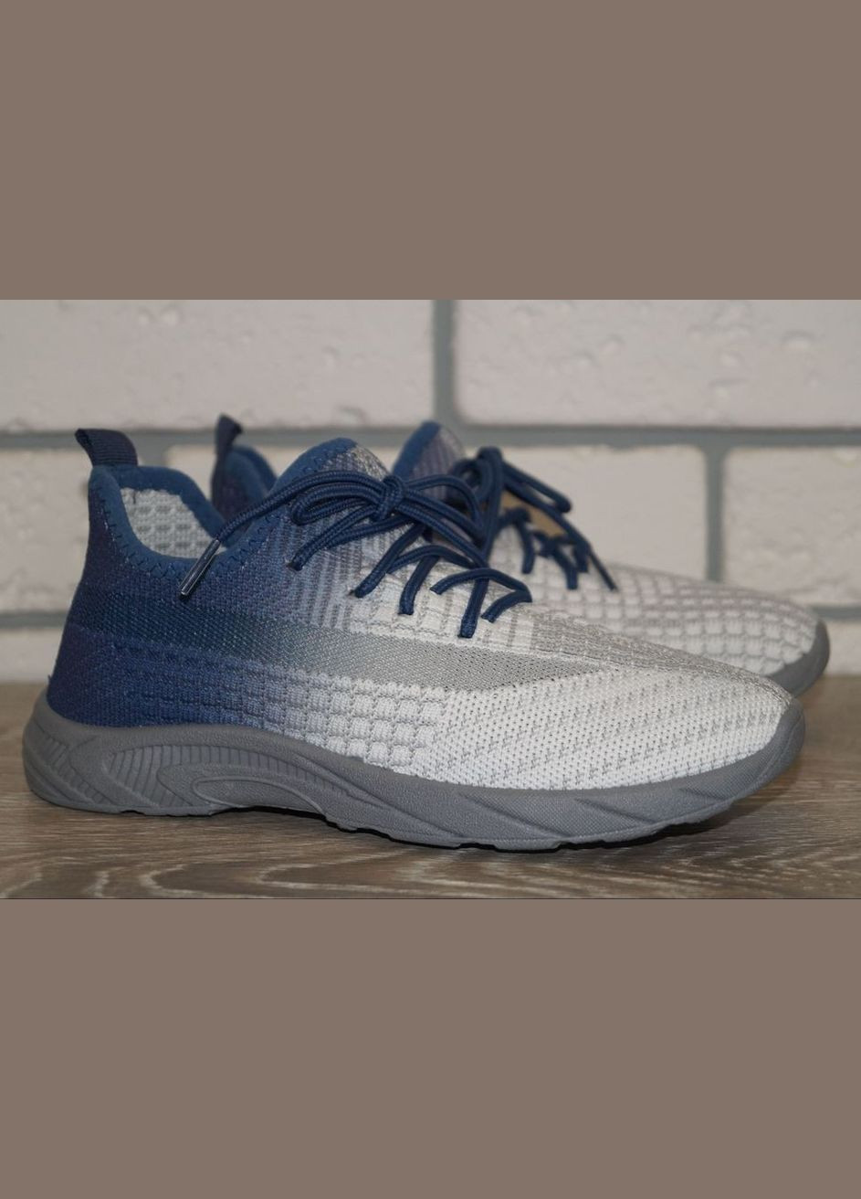 Цветные демисезонные кроссовки текстильные izi для мальчика белые с синим Blue Rama