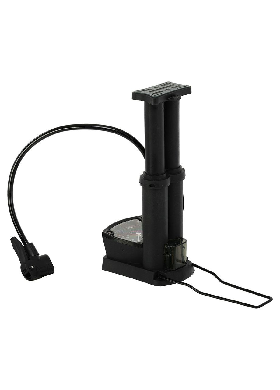 Насос ножний універсальний портативний з манометром 2 циліндри FB-8698 (алюміній, пластик, l-17см) SP-Sport (361438542)