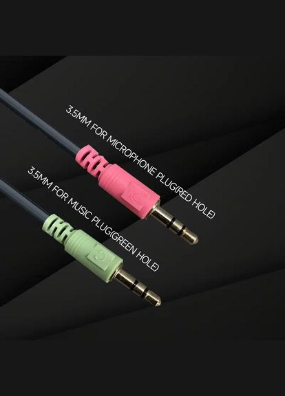 Игровые наушники с микрофоном и LED RGB подсветкой MA10PR Black No Brand (322317408)