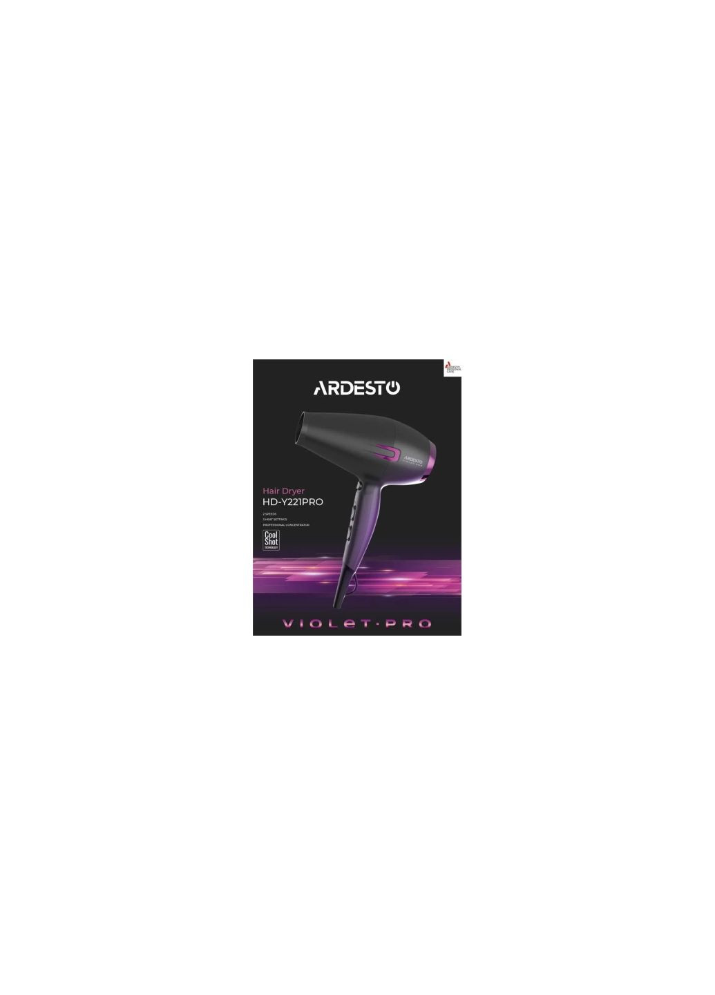 Фен HDY221PRO Ardesto HD-Y221PRO (275079993)