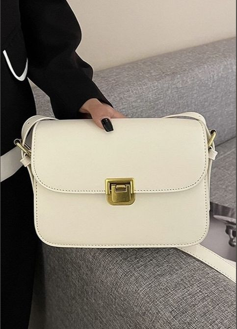 Жіноча сумка 8015 крос-боді біла No Brand (280918005)