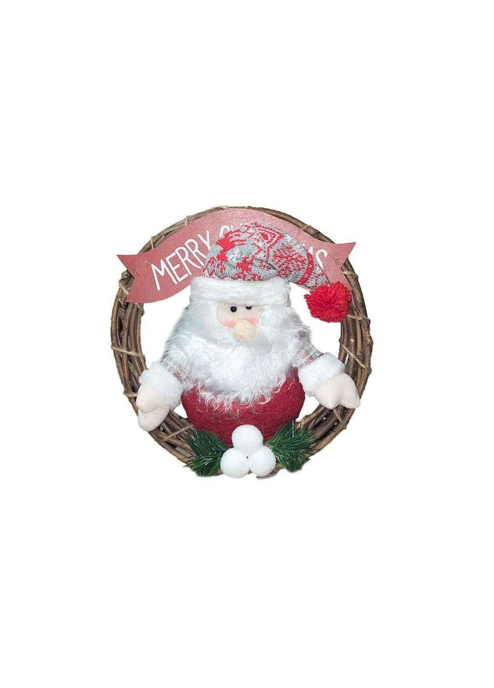 Фигурка новогодняя подвеска Santa 30.5см M17243 ТМ Stenson (304262938)