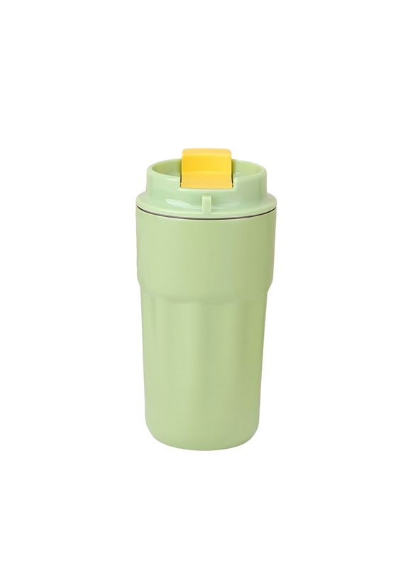 Термокружка Happy Life Vacuum Cup 450ml Green No Brand НР-153GR (299239324)
