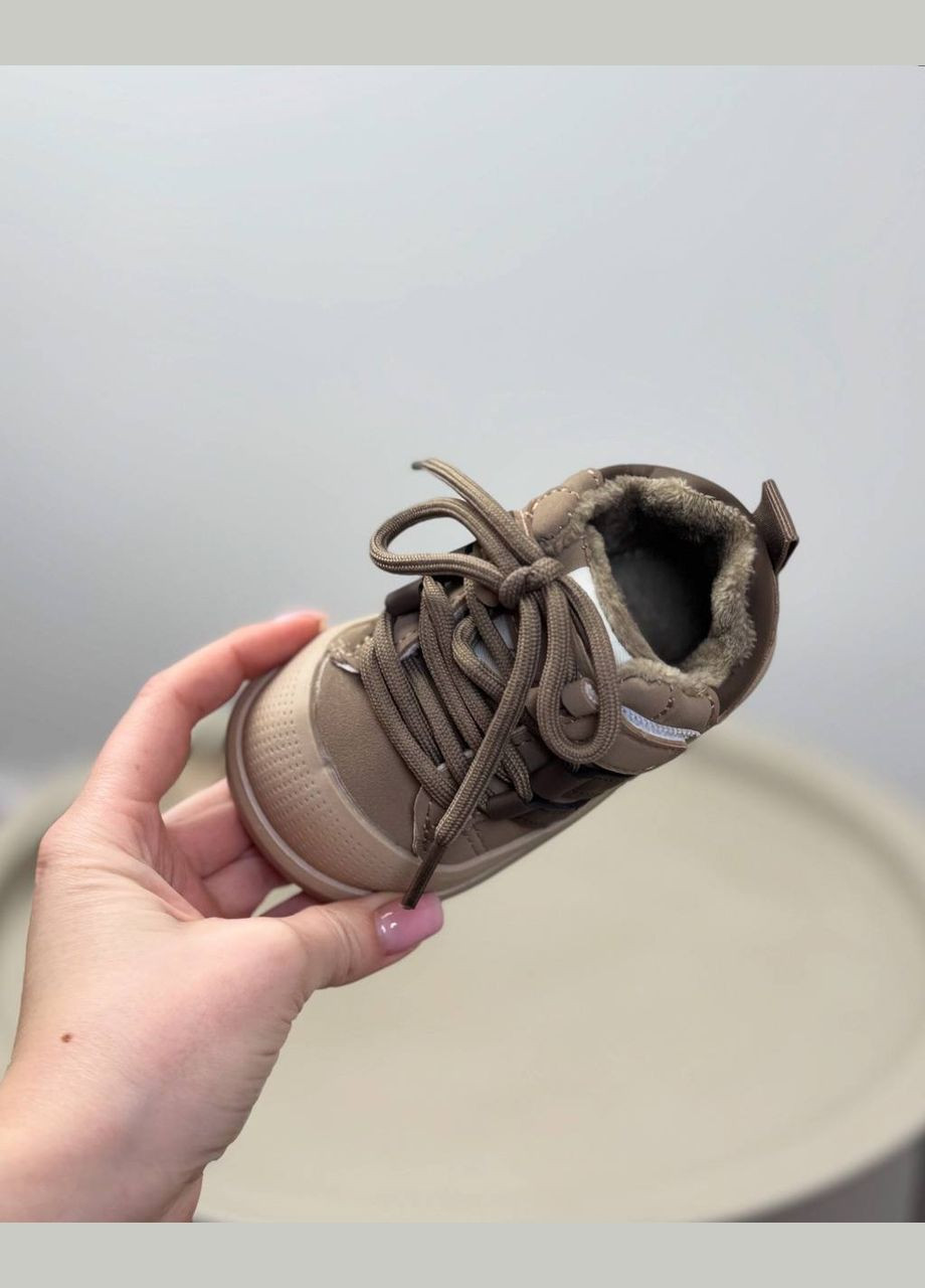 Чоботи осінні дитячі коричневі 1468 No Brand (315929345)