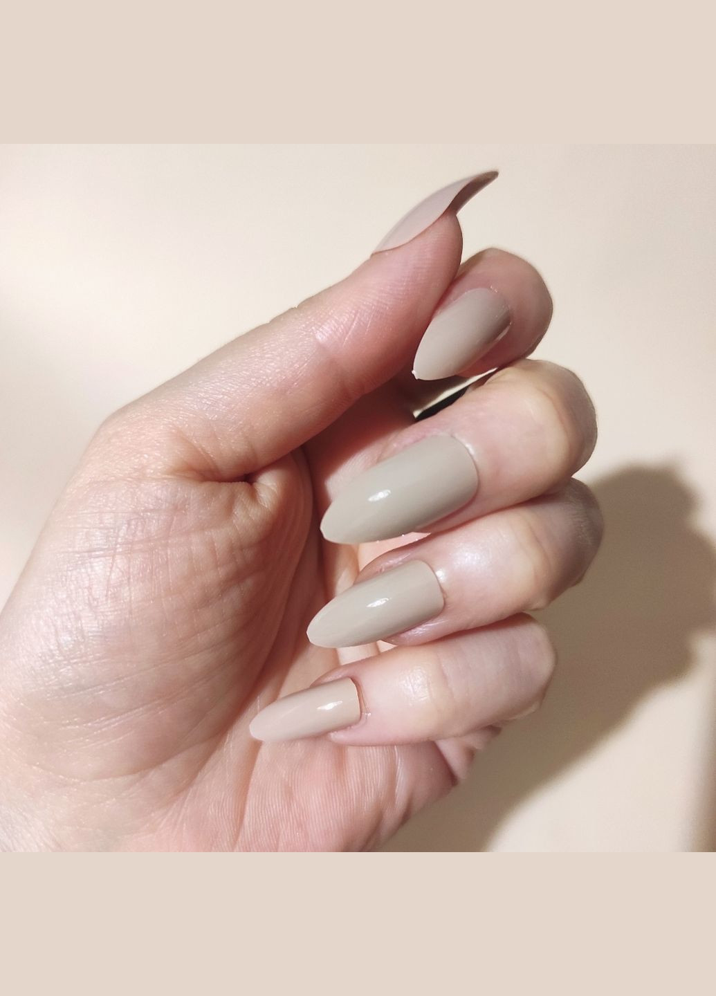 Накладные ногти с клеем Cosmetics False Nails Stiletto "Nude Mood" Нюдовый 24 шт. Technic (292128887)