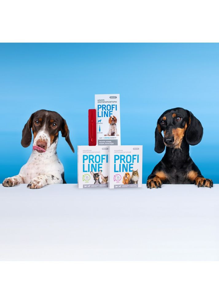 Нашийник для котів та собак інсектоакарицид зелений 35 см ProVET (355257652)