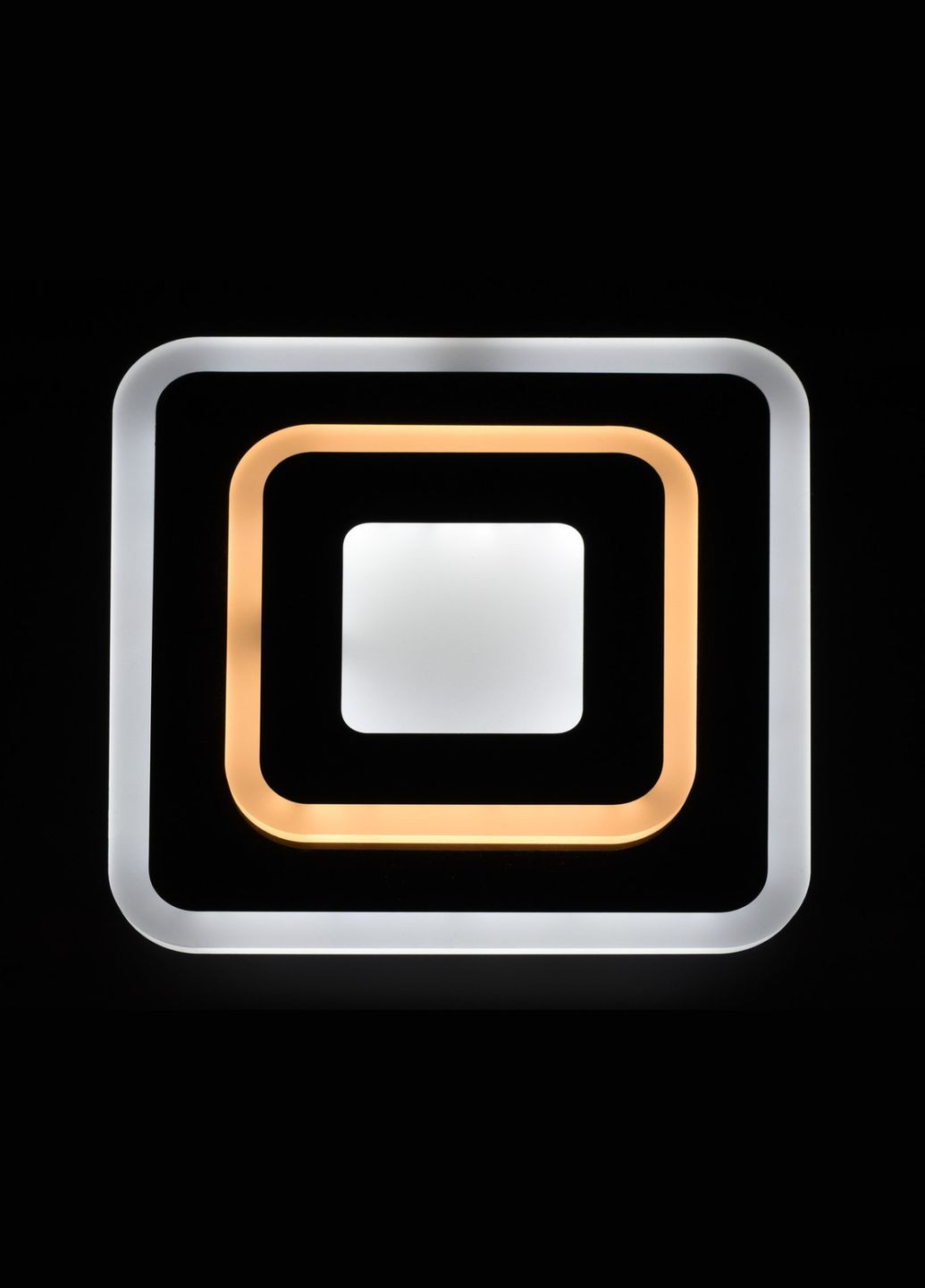 Современный квадратный потолочный светильник LED для комнаты кухни ванной 26136 Черный 4х35х35 см. Sunnysky (364498867)