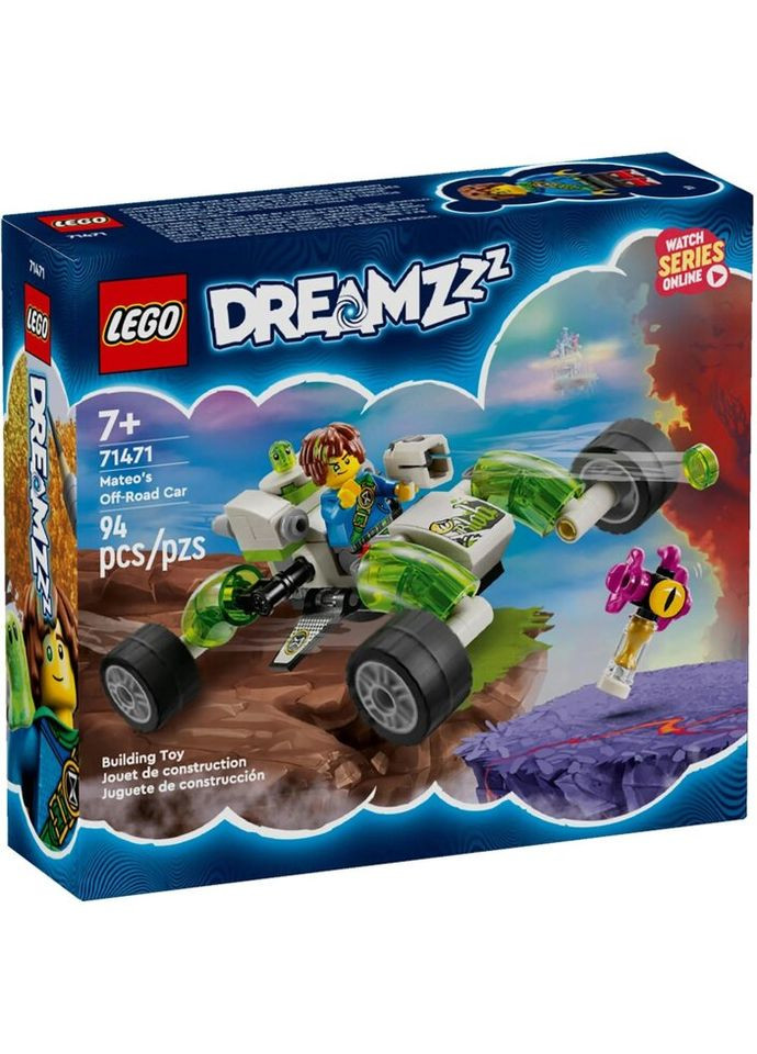 Конструктор DREAMZzz Позашляховик Матео 94 деталей (71471) Lego (281425551)