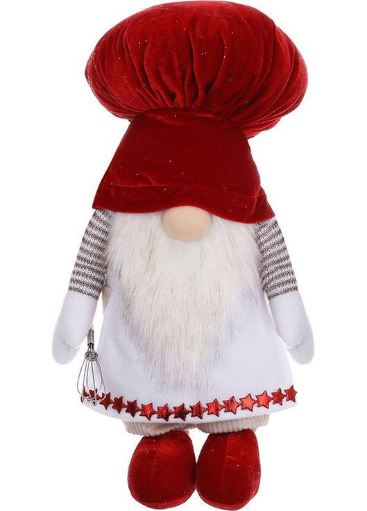М'яка іграшка "Гном-Кухар" 47см, червоний з білим BonaDi (372172487)
