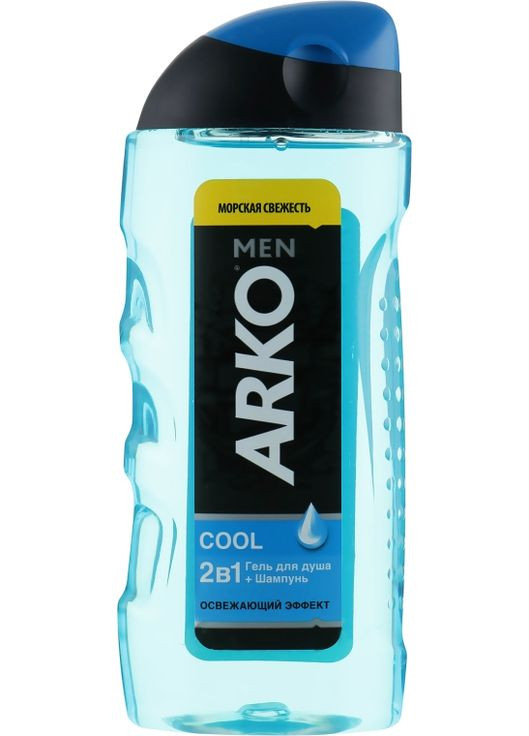 Гель для душу, 2 в 1 Men Cool 260ml (557783-21893) Arko (368657877)